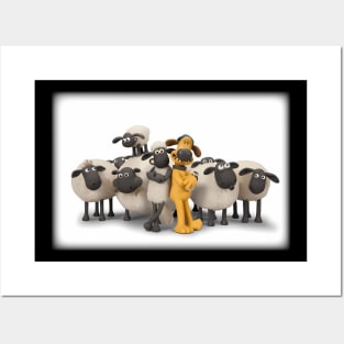 Classic Shaun Cartoon The Sheep TV Series Posters and Art